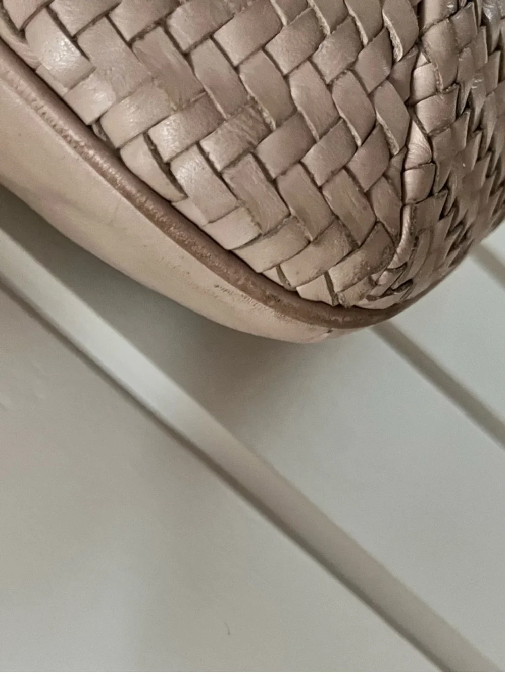 Coach Kristin Woven Leather Shoulder Bag Hobo - Picture 6 of 14